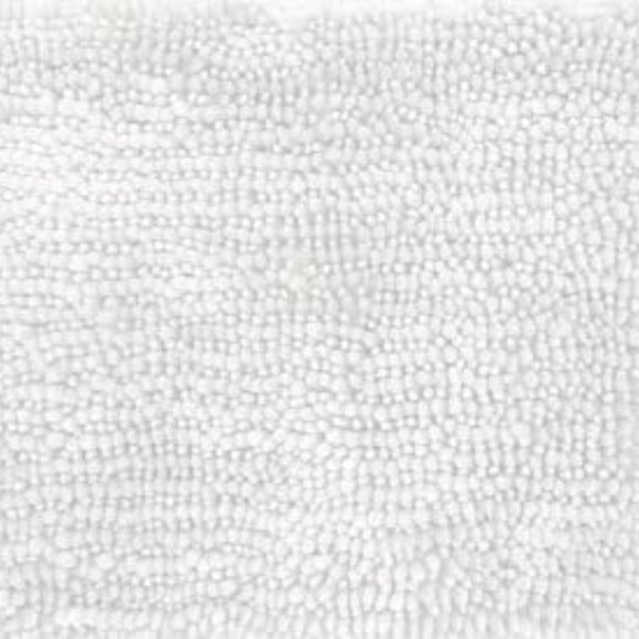 CATALINA HOME Costa Rica Soft Chenille Luxurious 2PC. Set (White) - Picture 4 of 5